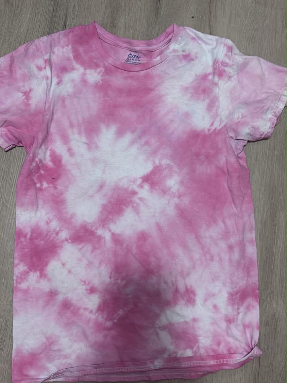Women’s Pink Tie-Dye Short Sleeve Tee